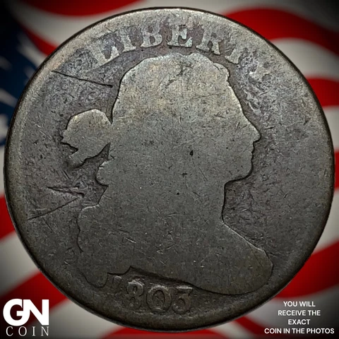 1803 Draped Bust Large Cent Q6352 Cover