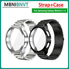 Metal Strap + TPU case For Samsung Galaxy Watch 5 4 44mm 40mm Active 2 Bracelet