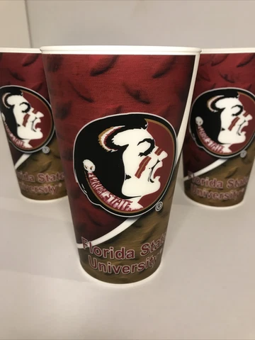 Florida State University Cups- Lot Of 3- Pre Owned Cover