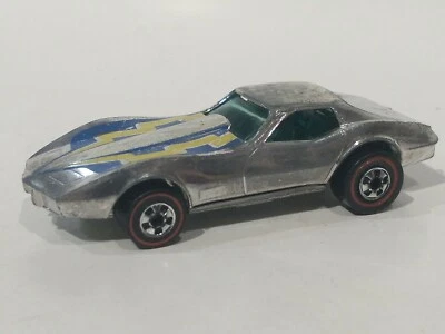 HOTWHEELS REDLINE CORVETTE STINGRAY from 1976 SUPER CHROMES SIX PACK GOOD COND. - Image 1 of 4