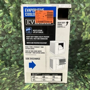 Everbilt Cooler Cover Side Discharge Evaporative Polyester 37" x 37" x 45" Brown - Picture 1 of 1