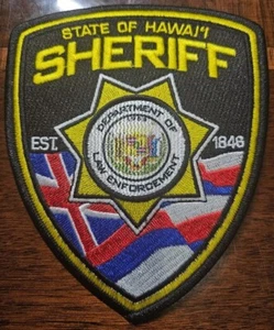 A11E Rare Hawaii Department Of Law Enforcement Sheriff Department Patch New FBI - Picture 1 of 1