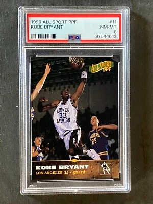 1996 Score Board All Sport PPF #11 Kobe Bryant RC PSA 8 - Image 1 of 2