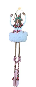 Department 56 Patience Brewster Christmas Krinkles Ballet Cat 9” Ornament - Picture 1 of 9