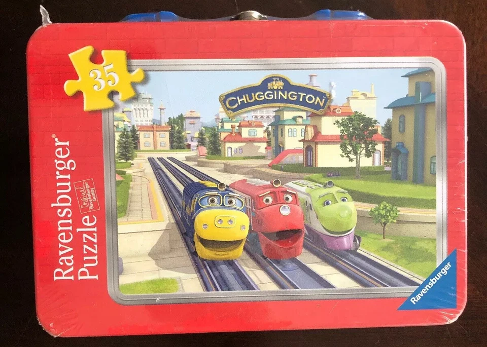 Rompecabezas RAVENSBURGER Chuggington 35 piezas en lata de transporte nuevo Foto 1 de 3