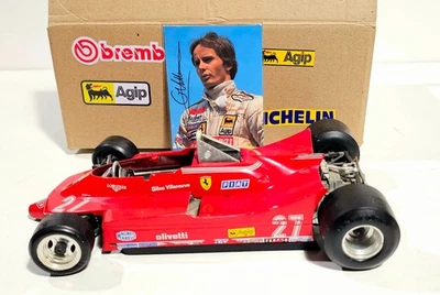 BURAGO-FERRARI 312 T5-SCALA 1/14-GILLES VILLENEUVE-N.2108-PER PARTI DI RICAMBIO - Immagine 1 di 4