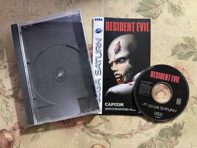 Resident Evil (Sega Saturn, 1997) Complete, CIB, Tested, Working, Good Condition - Image 1 of 4