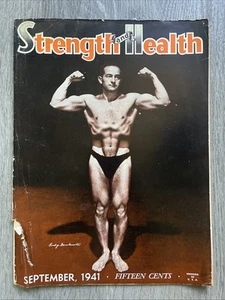 STRENGTH & HEALTH Magazine RUDY GAMBACORTA + WEIGHTLIFTING SEP 1941 VOL 9 NO 9 - Picture 1 of 24