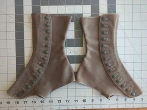 Lovely Vintage Ladies' Button Up High Boot Spats Gaiters! - Picture 1 of 5