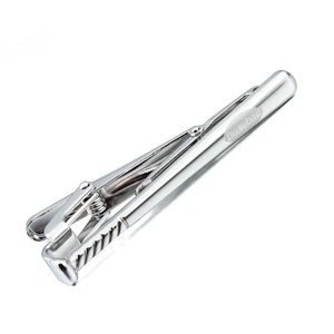 Baseball Bat Silver Tie Clip - Picture 1 of 6