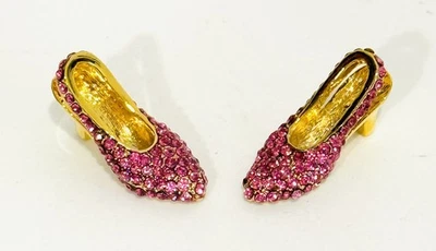 1 par de dijes de tacón rosa llamativo - logotipo de Barbie - adecuado para pendientes - precio original/como nuevo Foto 1 de 4