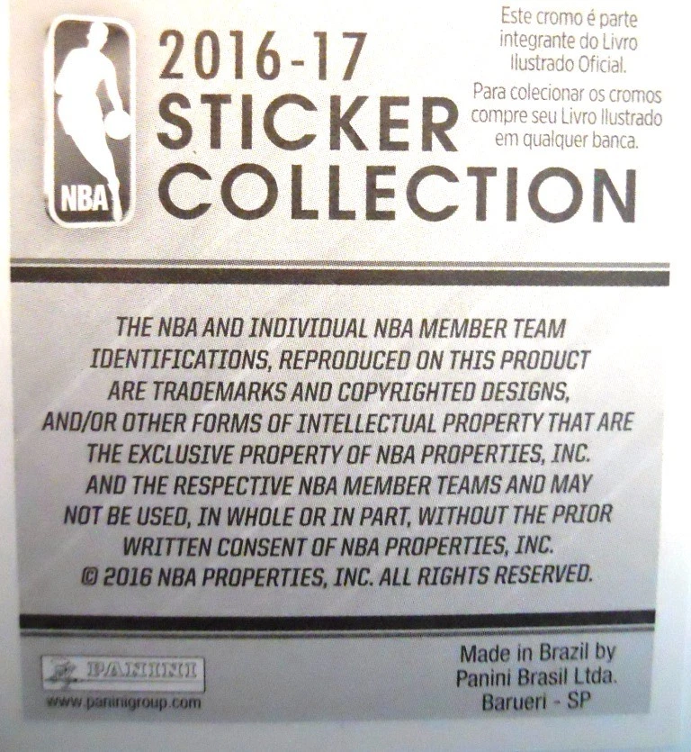 Pegatinas Panini 2016-17 edición Brasil portugués sin pegar - tú eliges al jugador #2 Foto 1 de 1