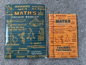 Teaching Textbooks Math 5 Cd Set and Answer Book - Picture 1 of 4