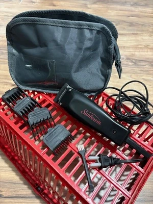 Cortapelos Sunbeam Recortadora 5 Accesorios Estuche Cepillo LIMPIO Probado FUNCIONA Foto 1 de 4