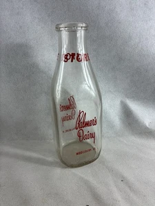 Palmer's Dairy Middlebury Vermont Store Milchflasche - Bild 1 von 6