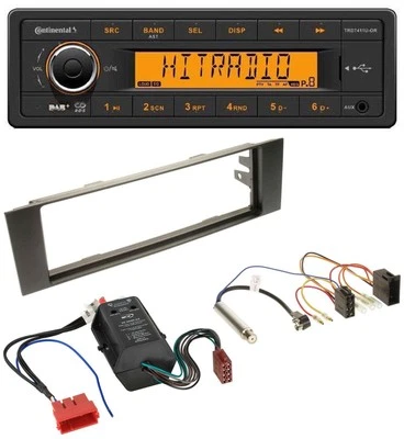 Continental 1DIN DAB MP3 AUX USB Autoradio für Audi A3 8P 03-06 Bose Aktivsystem - Bild 1 von 4