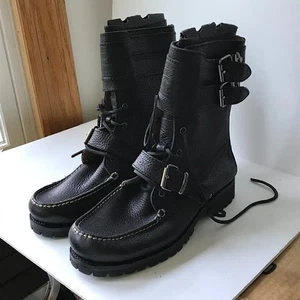 Polo Ralph Lauren Brockton Leather Boots Men's NEW - Picture 1 of 4