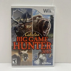 Nintendo Wii Cabela’s Big Game Hunter Complete CIB 2010 Hunting Shooting - Picture 1 of 4