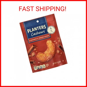 PLANTERS Cashews Cinnamon & Brown Sugar, Party Snacks, 5 Oz Bag - Picture 1 of 2