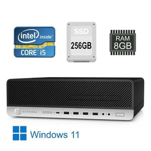 HP EliteDesk 800 G5 SFF PC i5-9500 W 11 Pro 6 x 3 GHz 8 GB RAM 256GB NVME SSD - Bild 1 von 8