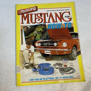 Mustang How To Book Volume 1 repair manual for 1964 1/2 - 1973 Paperback - Picture 1 of 6