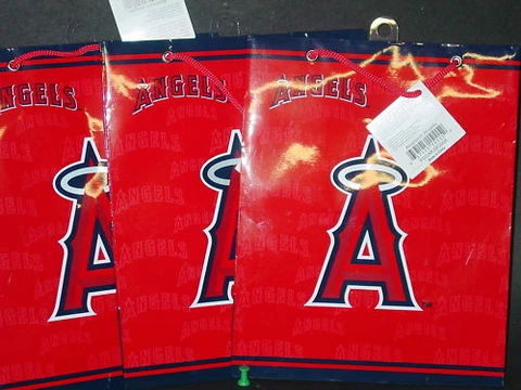 MLB Los Angeles Angels Gift Bags (3 bags) MEDIUM Cover