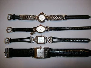 NEAT!! Geneva Concho-Look Watch w Genuine Leather Band - Bild 1 von 1