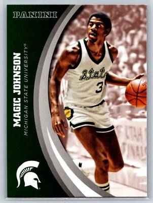 2016 Panini Collegiate Michigan State Magic Johnson #45 - Image 1 of 2