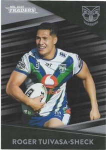 2020 Nrl Traders Platinum Parallel (PS150) Roger TUIVASA-SHECK Warriors