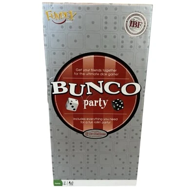 BUNCO PARTY Ultimate Dice Party Game by Fundex 2 to 12 Players 2010 - Image 1 of 4