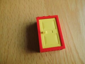 Lego 4130 Door 2 x 4 x 5 Red with Yellow Door