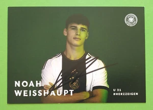 13258 Noah Weißhaupt U21 Deutschland DFB 2023 Autogrammkarte original signiert - Picture 1 of 2