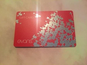EVANS ( UK ) Silver Flowers, Collectible Gift Card ( $0 ) - Picture 1 of 2