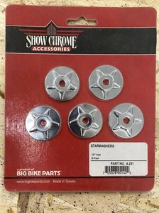 SHOW CHROME STARWASHERS 10PK 4-231 NS172 - Foto 1 di 2