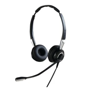 New Jabra BIZ 2400 II Duo NC Std On-Ear Headset - Black - P/N 2409-820-204 - Picture 1 of 2