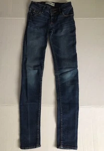 Jeans Abercrombie bambino ragazza skinny slim elasticizzato blu tg. 12 giovani - Foto 1 di 6