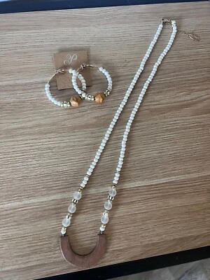 Juego de collar y pendiente saqueo a juego Foto 1 de 4