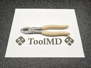 Snap-on Tools USA RARE 7" COMBAT TAN Heavy-Duty Lineman's Pliers 57AHLP - Picture 1 of 10
