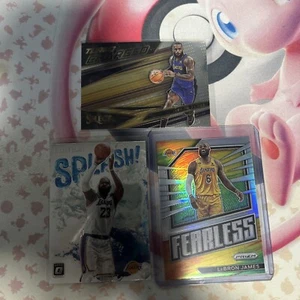 2022-23 Panini Prizm Fearless Silver #18 LeBron James + Optic Splash + Select - Imagen 1 de 1
