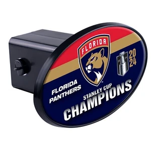 NHL Florida Panthers 2024 Stanley Cup Champions Tow Hitch Cover 2" Receiver - Picture 1 of 4