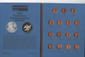Numismatic News 30th Anniversary Uncirculated Lincoln Cents 1952-1982 - Bild 1 von 5