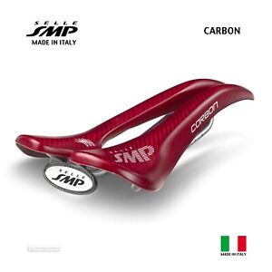 NEW Selle SMP CARBON Saddle : RED - MADE IN iTALY!