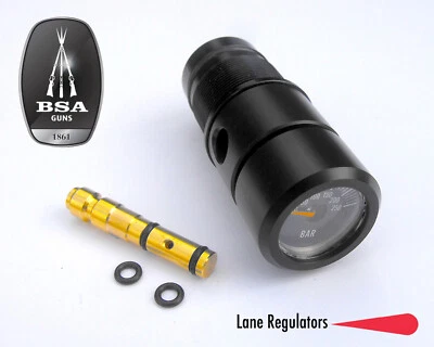 BSA / GAMO Lleno rápido compatible con BSA con manómetro + sonda de repuestos y sellos, hechos en el Reino Unido