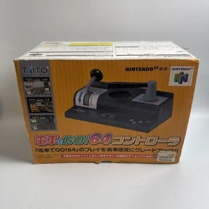 TAITO DENSHA DE GO!! Controller Nintendo 64 N64 tested working japan box NICE! - Picture 1 of 8