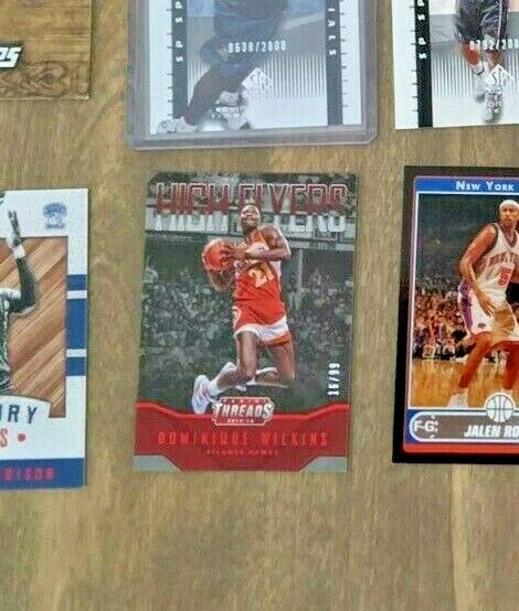 2015-16 Panini Threads High Flyers Century Proof Red Dominique Wilkins /99 Hawks - Image 1 of 1