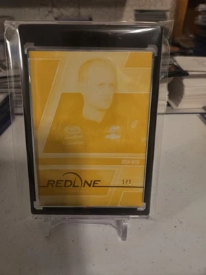 Josh Wise 2014 Press Pass Redline Color Proof  1of1 1/1 #55 NASCAR RACING CARD  - Image 1 of 3