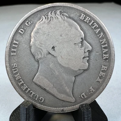 1836 Gran Bretaña, Reino Unido, Reino Unido, media 1/2 corona, Guillermo IV, KM# 714,2 Foto 1 de 2