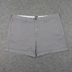 J Crew Shorts Mens 38 Gray 5 Inch Inseam Chino Flat Front Casual Classic Outdoor - Picture 1 of 11