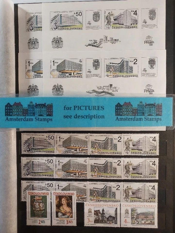 Tchecoslováquia República Tcheca 1988-2008 Muito bom estado coleção MNH Alto Valor CAT TOP! - Imagem 1 de 1