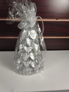 Enjoy Flameless Real Wax Christmas Tree Lighted LED Figural Battery Operated - Picture 1 of 4